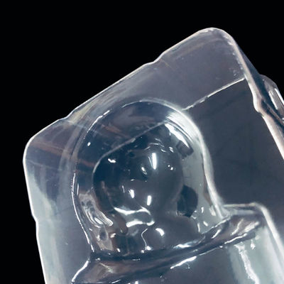 Op maat gemaakte transparante PET-blisterbak voor lotionfles Invoegbak Gemaakte bak Op maat gemaakt