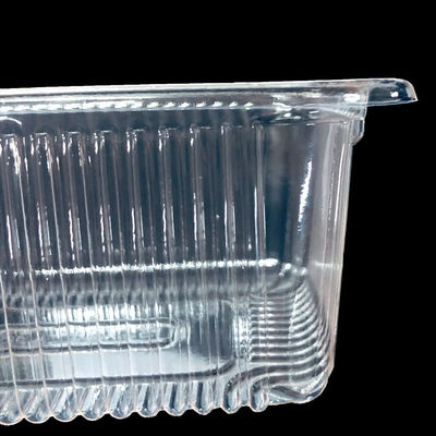 Aanpasbare PET cake box insert tray Blister verpakking voor bakkerijen Fruit groenten