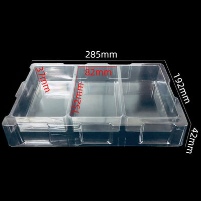 Gepersonaliseerd PET-materiaal Voedselverpakking Blister Insert Tray voor Jelly Industrial Food