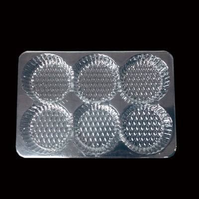 Voedselkwaliteit Helder PET Blister Invoegplaat voor Mochi Gebak Taart Muffins Bakkerij