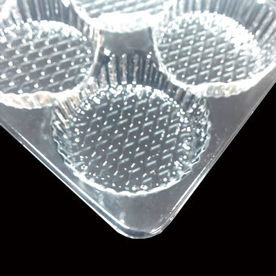 Voedselkwaliteit Helder PET Blister Invoegplaat voor Mochi Gebak Taart Muffins Bakkerij