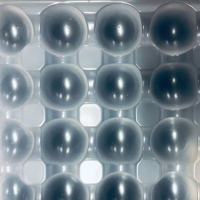 OEM ODM Natuurlijke witte PP Blister Tray voor Octopus Balls Meatballs Dikte 0,2-2,0 mm