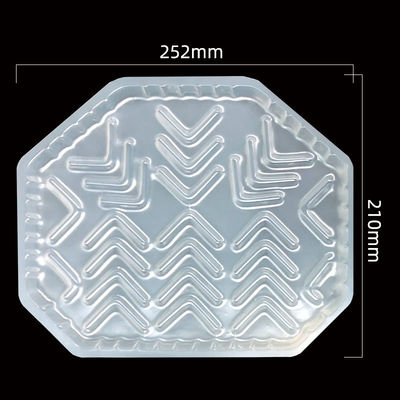 Custom PP Blister Tray voor Deli Food -18°C koudbestendige magnetron veilig plastic type PP