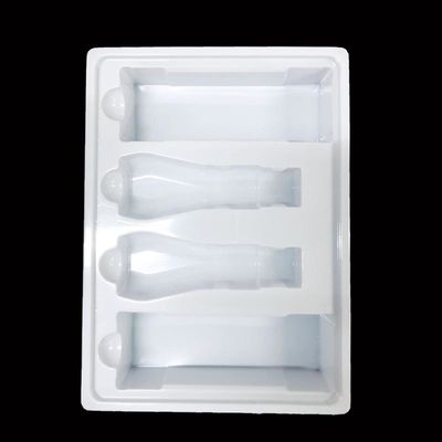 Huidverzorging Kit Invoegbak Wit PS Plastic Verpakking Blister Gemaakte bak voor cosmetica Set
