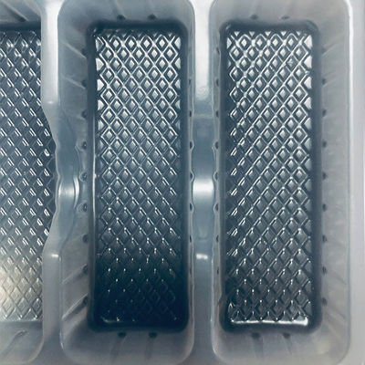 OEM Natuurlijke witte voedselkwaliteit PP Blister Invoegbak voor koekjes Gebak Taart HN-0017