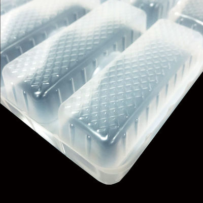 OEM Natuurlijke witte voedselkwaliteit PP Blister Invoegbak voor koekjes Gebak Taart HN-0017