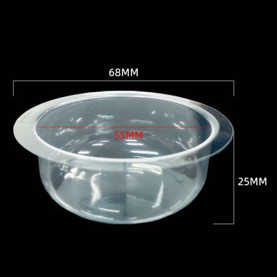 Op maat gemaakte blaasbedekking Gezichtzegel Helder PET-plastic verpakking voor make-up gereedschappen Cosmetische