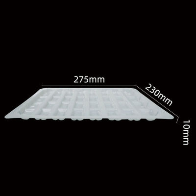 Op maat gemaakte bak voor geroosterde kip Recyclebaar/Recycled Plastic Material voor het serveren van voedsel
