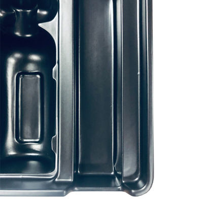 Op maat gemaakte recyclebare plastic inzetbak voor druppelverpakkingen voor cosmetische producten MOQ 10000 stuks