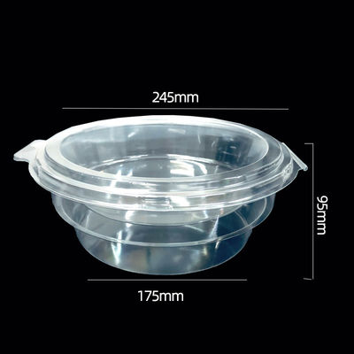 Op maat gemaakte bestelling geaccepteerd Helder PET Gingeed Plastic Bowl Ronde Blister Clamshell Verpakking