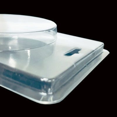 Doorzichtige PET-hangende plastic verpakking Clamshell Blister voor valse nagels ISO9001 goedgekeurd
