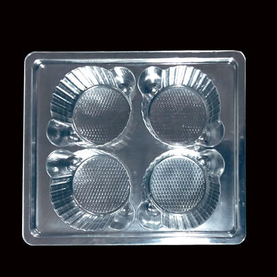 Voedingsmiddelenklasse 4 Verpakking Plastic Dozen voor wegwerp Cupcakes Muffins PET Plastic Type