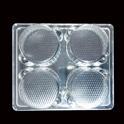 Voedingsmiddelenklasse 4 Verpakking Plastic Dozen voor wegwerp Cupcakes Muffins PET Plastic Type