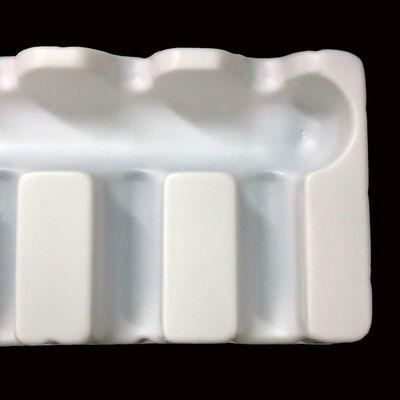Halfsluitende plastic verpakking Wit PET Blister Invoegbak Voor Ampullen Vials Veiligheid