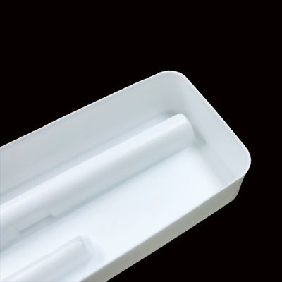 ISO-gecertificeerd intern ontwerp Matte textuur Wit PS Blister Tray voor wenkbrauwen potlood