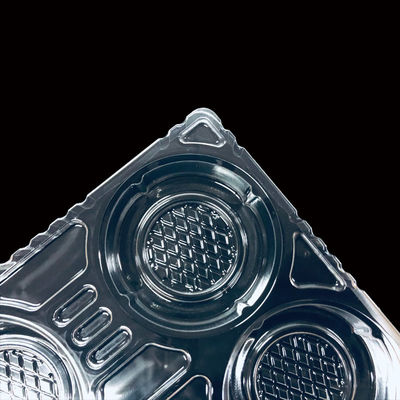Aanvaardbaar op maat SH-0263 PET helder vacuümvormend gevormd dienblad voor frisdrank Boba thee