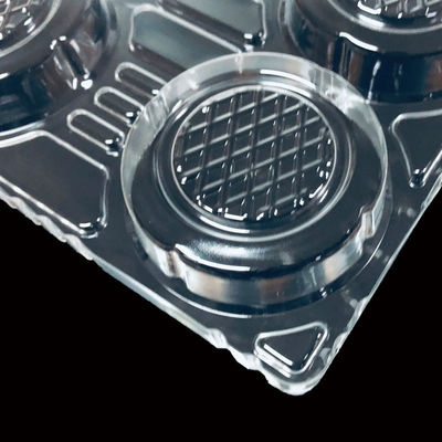 Aanvaardbaar op maat SH-0263 PET helder vacuümvormend gevormd dienblad voor frisdrank Boba thee