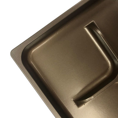 Koudbestendige plastic verpakking voedselkwaliteit Amber Kleur Blister Tray voor Mooncake Donuts