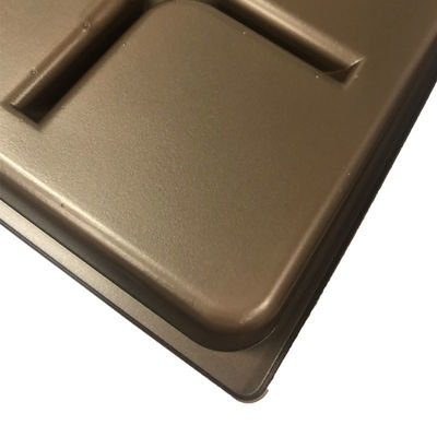Koudbestendige plastic verpakking voedselkwaliteit Amber Kleur Blister Tray voor Mooncake Donuts