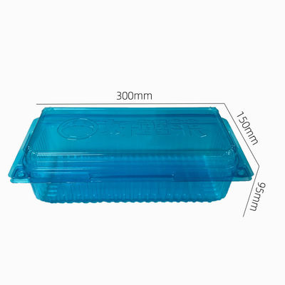 36 jaar ervaring Blauw PET Plastic Container Clamshell Blister Verpakking voor krabben
