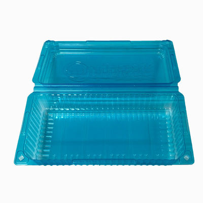 36 jaar ervaring Blauw PET Plastic Container Clamshell Blister Verpakking voor krabben