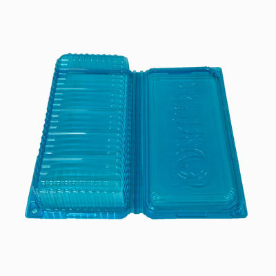 36 jaar ervaring Blauw PET Plastic Container Clamshell Blister Verpakking voor krabben