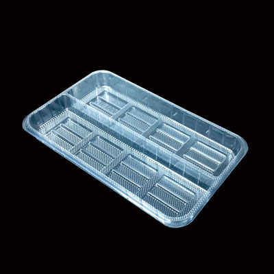 Op maat gemaakte plastic verpakking Duidelijk PVC-blisterbak voor gebak Koekjes Zoetwaren