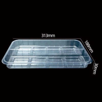 Op maat gemaakte plastic verpakking Duidelijk PVC-blisterbak voor gebak Koekjes Zoetwaren