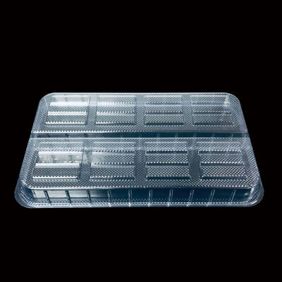 Op maat gemaakte plastic verpakking Duidelijk PVC-blisterbak voor gebak Koekjes Zoetwaren