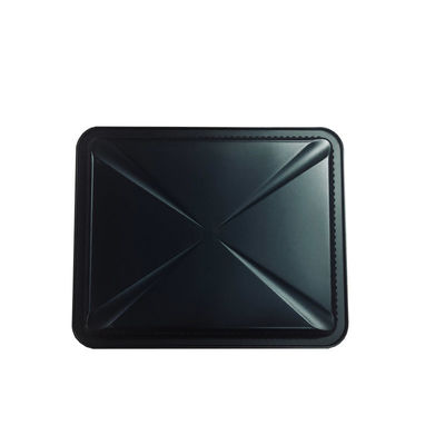 Koudbestendig plastic voedsel serveerplaat Zwart PP Blister Tray voor rundvlees