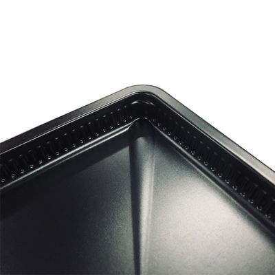 Koudbestendig plastic voedsel serveerplaat Zwart PP Blister Tray voor rundvlees