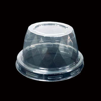 Duidelijke PET Blister Cup Deksel voor koffie Boba melk thee yoghurt Aanpasbare kristalvorm