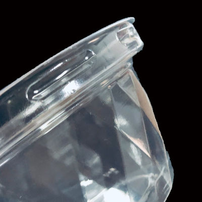 Duidelijke PET Blister Cup Deksel voor koffie Boba melk thee yoghurt Aanpasbare kristalvorm