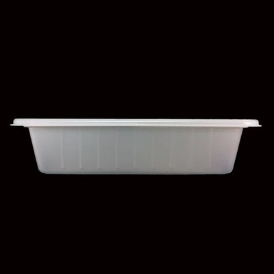 Nature Wit PP Blister Tray voor bakkerij Rijstkoek Aanpasbare Microwave Packaging