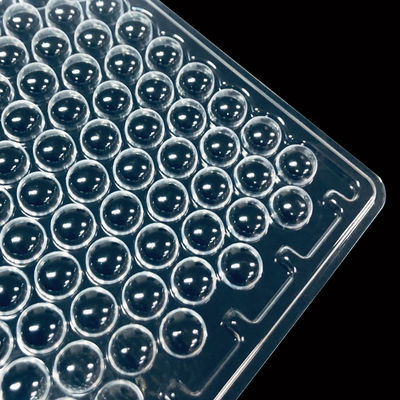 Klasse 100 Doorzichtige PET-blisterbak Gevormde bak voor contactlenzen en optische onderdelen