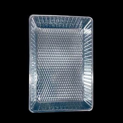 Doorzichtige PET-plastiekdozen Blister Tray voor brood Bakkerij Muffin Cake Salad Op maat