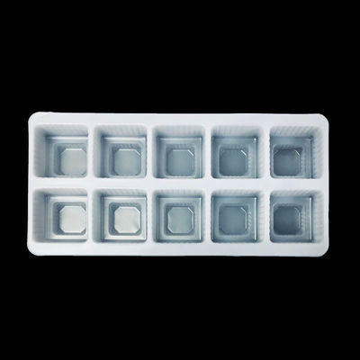 39000 vierkante meter Productieruimte Custom Acht secties PP Blister Tray Voor Mini Cake Cupcake