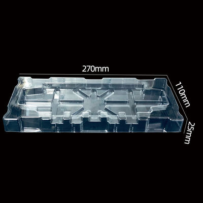 Blisterverpakking Persoonlijke transparante PET-gevormde plastic inzetbak voor elektronische onderdelen