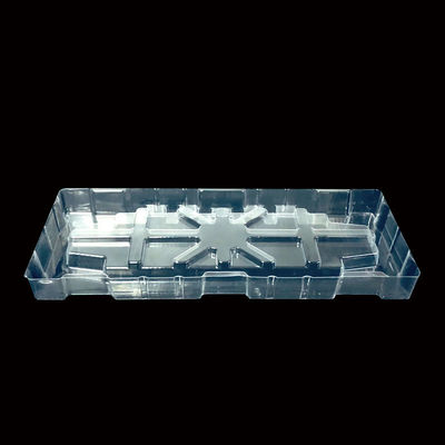 Blisterverpakking Persoonlijke transparante PET-gevormde plastic inzetbak voor elektronische onderdelen