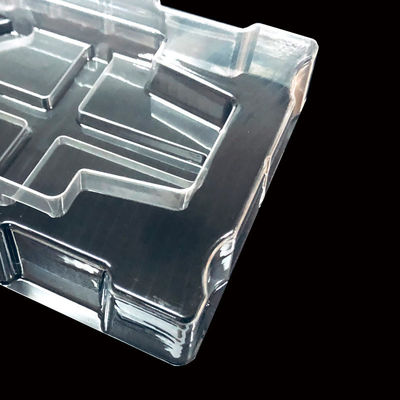 Blisterverpakking Persoonlijke transparante PET-gevormde plastic inzetbak voor elektronische onderdelen