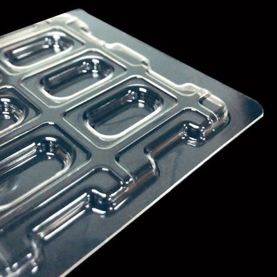 Doorzichtige PET-blisterbak Stapelbaar en op maat gemaakt voor elektronische componentenverpakking