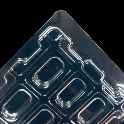 Doorzichtige PET-blisterbak Stapelbaar en op maat gemaakt voor elektronische componentenverpakking