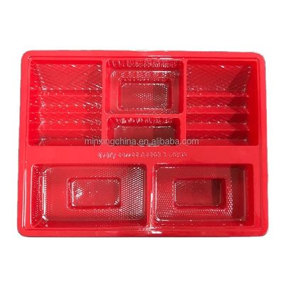 Matt Laminatie PET voedselcontainer Blister verpakkingsbak voor koekje biscuit crackers