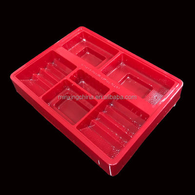 Matt Laminatie PET voedselcontainer Blister verpakkingsbak voor koekje biscuit crackers