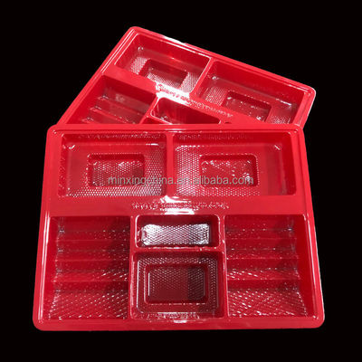 Matt Laminatie PET voedselcontainer Blister verpakkingsbak voor koekje biscuit crackers