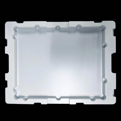Aanpasbare vorm en grootte -Made White PS Blister Turnover Tray voor elektronische componenten