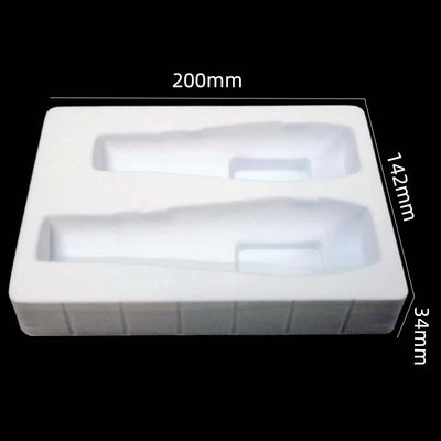 Custom White PVC Flocking Box MOQ 10000 stuks voor aangepaste verpakking van huidverzorgingsset
