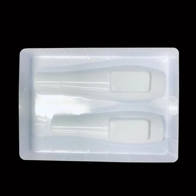 Custom White PVC Flocking Box MOQ 10000 stuks voor aangepaste verpakking van huidverzorgingsset