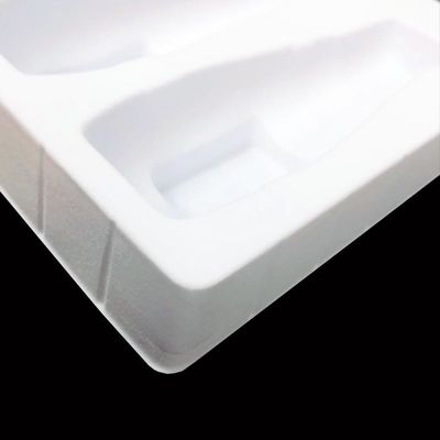 Custom White PVC Flocking Box MOQ 10000 stuks voor aangepaste verpakking van huidverzorgingsset